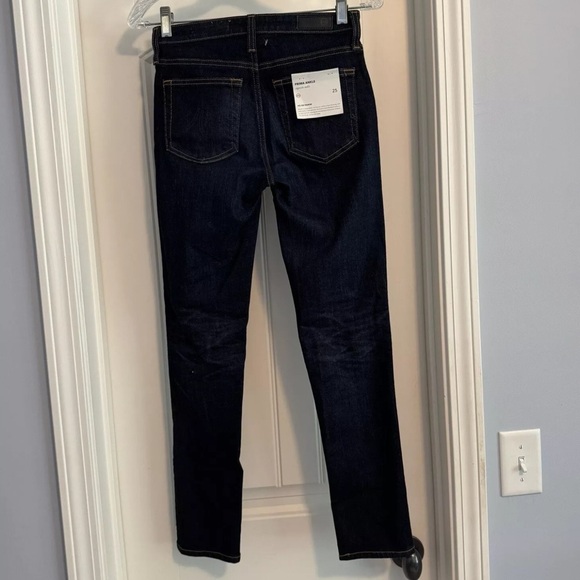 NEW Adriano Goldschmeid AG 25 Prima Ankle Cigarette Skinny Jeans ~ Dark Wash - Picture 3 of 10